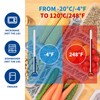 EASYLOCK 6 Pack 180ML Small Food Containers with Lids Airtight