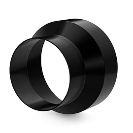 6 to 4 Duct Reducer, Hon&Guan Duct Reducer Increaser 6 to 4 Reducer for 4/6 Inch Ducting HVAC Ventilation System-Black.