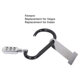 Helmet Lock, Motorcycle Helmet Lock, Aluminium Alloy Anti-Theft Helmet Lock Safety Lock, Durable Safety Pin Helmet Lock, Replacement for Indian Dirt Bike
