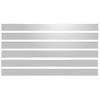6 Reflective Strips for Warning Signs 28 x 2 cm