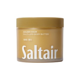 Saltair Saltair Multi-Lipid Body Butter - Rich, Nourishing Golden Hour Hydrating Body Cream with Ceramide Complex, Coconut Oil, Shea Butter, and Sea Buckthorn. Deep Moisturizing Dry Skin Care. 10oz Jar