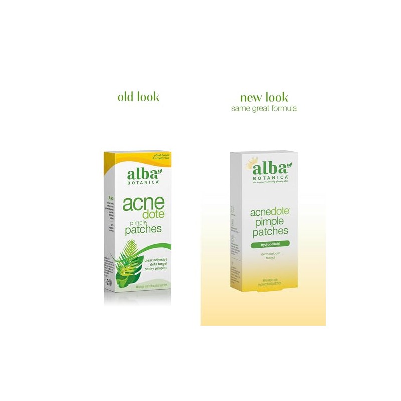 Alba Botanica | Acnedote Pimple Patches | 40 Count