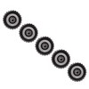 5pcs Steel Watch Crown Watch Head Watchmaker Repairing Parts Replacement