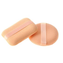 FAMEZA Women's Make Up Cosmetic Foundation Powder Puff Sponge -Set of 2