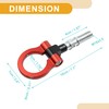 Partuto 1 Pcs Universal Towing Hook - Aluminum Alloy Metal