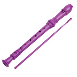 Aswalling ABS Recorder 8-Hole Treble 8-Hole Children'S Entry-Level Flute Instrument for Beginners