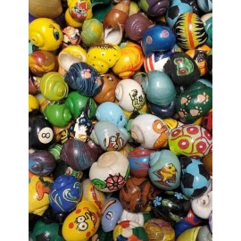 3 RANDOM Painted Hermit Crab Shell Turbo Novelty Aprox 1 ¼" Opening
