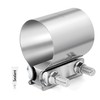 ZEHCLP 1 Pcs 3 inch Exhaust Clamp Butt Joint 304