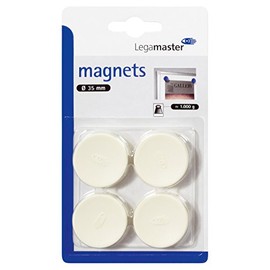 Legamaster Magnetic Clamps C and C Bliste Blister Pack of 4 4er Blister White