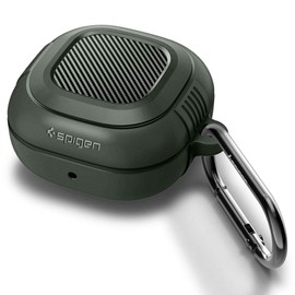 Spigen Rugged Armor Designed for Galaxy Buds Core (2025) / FE (2023) / Buds2 Pro (2022) / Buds 2 (2021) / Buds Pro (2021) / Buds Live (2020) Shockproof Protective Cover - Military Green