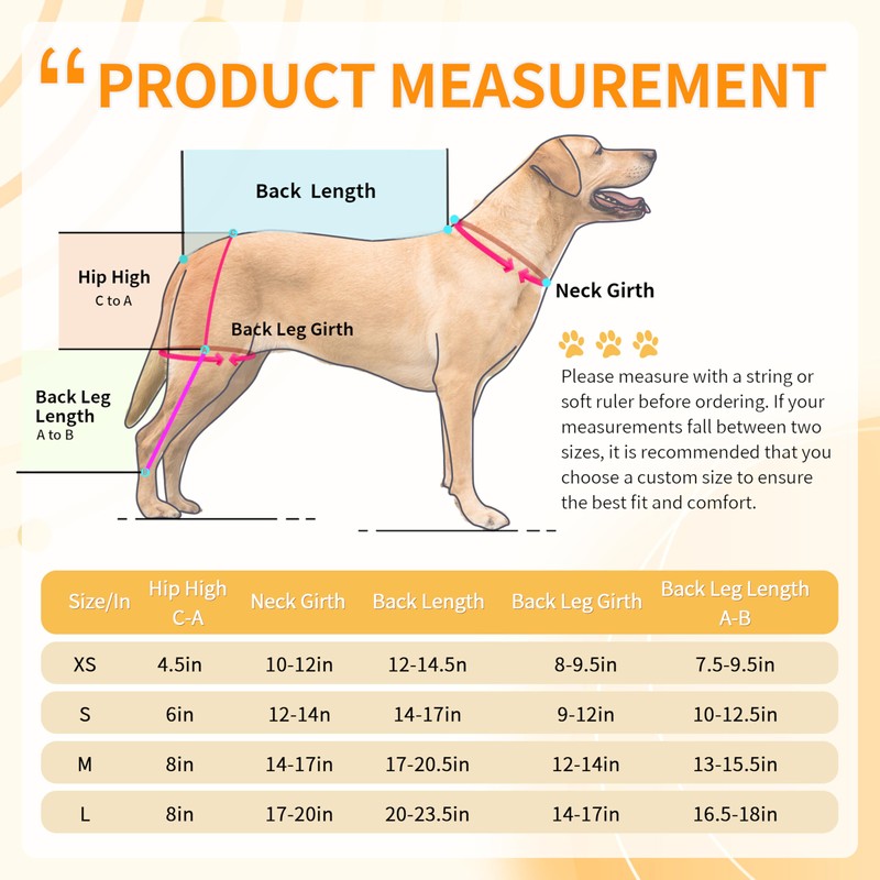 Furtent Dog Sleeve to Prevent Licking for Rear Leg, Cone
