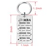 HYHYDHP MBA Graduation Gifts 2024, Masters Degree Graduation Grad Keychain