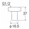 SANEI PT30A-13 Sprinkler Parts Hose Curling End for Hose Connection