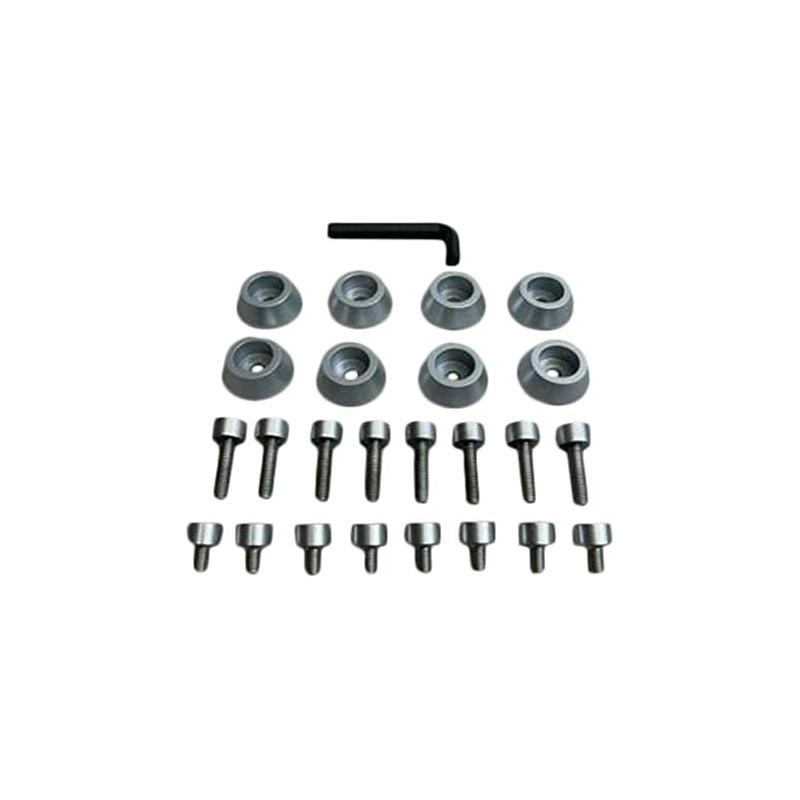 Ballistic Jester 814 Silver Bolt Kit 8 PCS Kit with