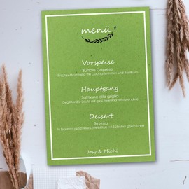 NEUSER PAPER 50x Vintage Kraft paper in light green - DIN A4 21 x 29.7 cm - 210 x 297 mm - 240 g/m² natural light green recycled paper, ecological craft cardboard single card - UmWelt by GUSTAV NEUSE