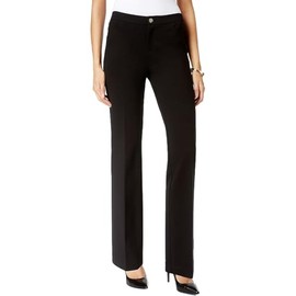 Anne Klein Women's Knit Trouser 5-Pocket Bootcut Pant Black