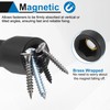 HARFINGTON 5pcs Nut Driver Drill Bit Set 3/8,7/16,9/32,11/32,1/2 Inch Socket