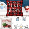 Haundry Christmas Throw Pillow Covers 18x18 inch - Christmas Decorations