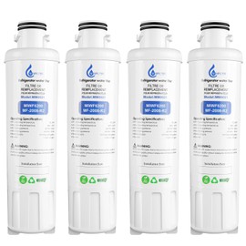 MIWF6200 Water Filter Replacement Compatible with Midea MF-2008-R2, Sharp SJWF200, Zline MIWFT2100, Insignia NS-WF26SS0-1 Twist-in Refrigerator Water Filter (4 Pack)