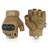 Glove Station The Fingerless Tactical Rubber Knuckle Gloves for Men