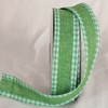 Green and White Plaid Wired Burlap St. Patrick's Day Craft