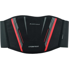 BLACKWILD Motorcycle Kidney Belt, Crossroad Kidney Belt, Motorcycle Men and Women, Effective Stabilisation Kidney Warmer, Lumbar Support, Back Support Belt (Red, S)