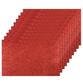 10 Pcs Glitter Foam Sheets,7.8 x 11.8 inch Craft Foam Foam Sheets Paper for Crafts,Thin Foam Sheets Foam Paper for Crafts DIY Arts Projects Cosplay Party Decoration(Red)
