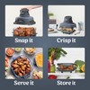 Ninja Crispi 4-in-1 Portable Glass Air Fryer Cooking System, 1500W,