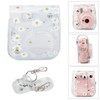 Transparent Camera Bag Daisy Pattern Single Shoulder Mini Photography Tool