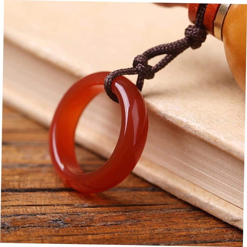 JECOMPRIS Natural Feng Shui Gourd Decoration Pendant for Car Interior