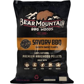 Bear Mountain BBQ FK93 Premium Craft Blends Natural Hardwood Smooth and Smoky Savory BBQ Smoker Pellets for Outdoor Grilling, 20 Pounds