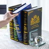 1 Pair Crystal Bookends with Crystal Ball Decorative Ornaments,L Shape
