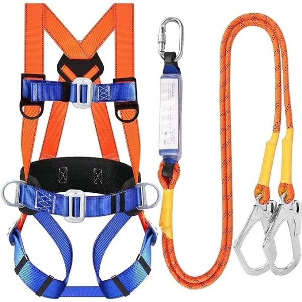 Branded Safety Harness Fall Protection Kit: Full Body Roofing harnesses