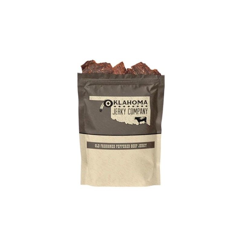 Old Fashioned Peppered Beef Jerky - No Frills Tough and