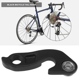EMSea Mechanical Derailleur Hanger for Bike Metal Rear Derailleur Hook Black Bicycle Tail Hook 9893-4291 Compatible with Specialized Allez Crux Dolce