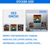 HOSALA (3in - 3Pcs) Handyman Dad Sticker Pack, Father's Day