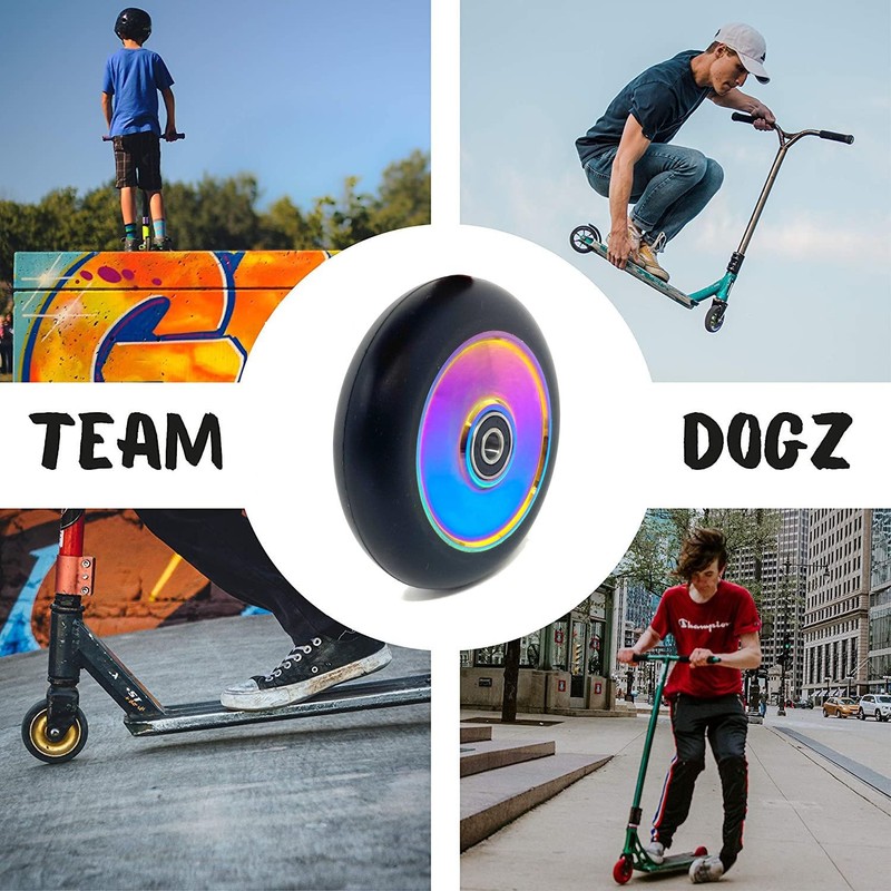 Team Dogz 1 x 100mm Neochrome Rainbow UFO Hollow Core