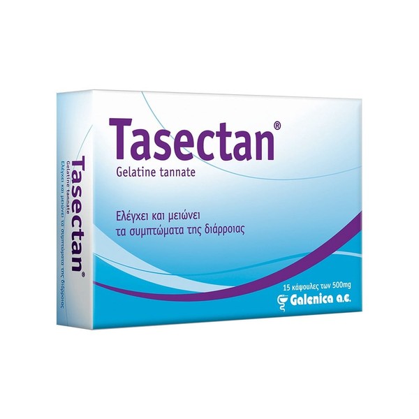 Galenica Tasectan Gelatine Tannate 500 mg 15 caps