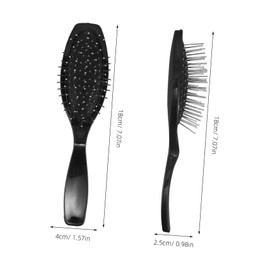 SAFIGLE Professional Synthetic Hair Brush Steel Comb Wig Detangler for Curly Wavy Straight Hair