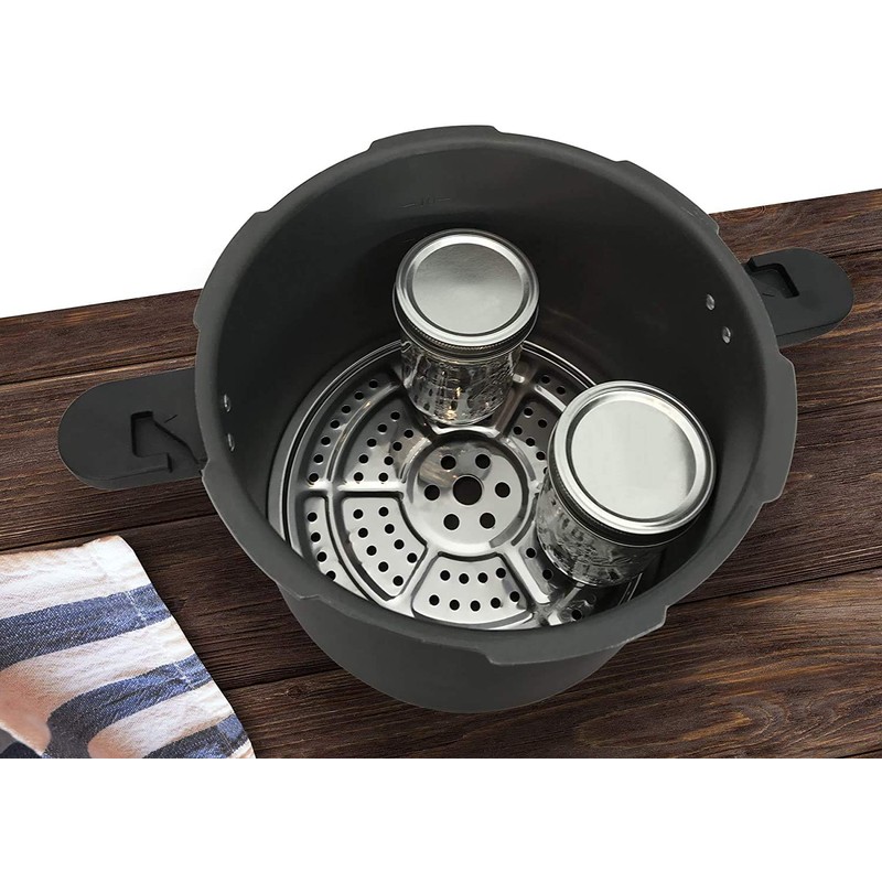 Granite Ware F0732-2 Pressure Canner and Cooker/Steamer, 12-Quart, Black by