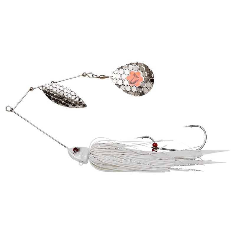 Savage Gear Da'Bush Spinnerbait (Red Head Silver, 18cm 42g Sinking)
