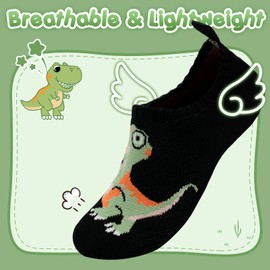 WateLves Children's Slippers, Boys’, Girls’ Non-Slip, Lightweight, Flexible, Breathable Barefoot Slippers, for Gym, Nursery, Unisex