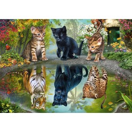 Schmidt Spiele 57392 Dream Big Cats 1000 Piece Jigsaw Puzzle