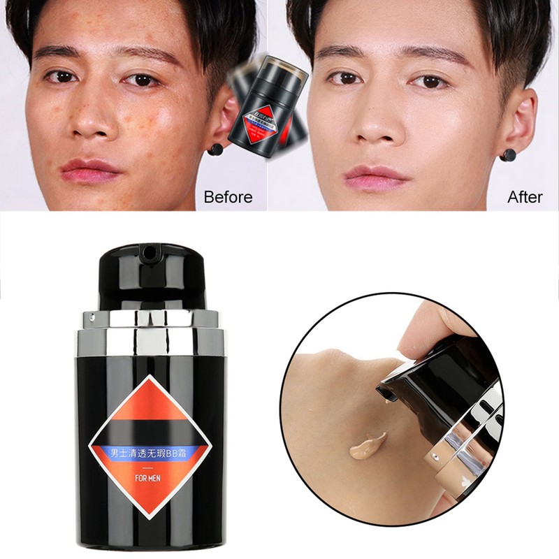 50g Men BB Cream Moisturizing Concealer Waterproof Foundation Cosmetic Makeup