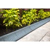 EcoBorder EarthCurb Grey Recycled Rubber 4ft Lawn Edging (4pc Box)