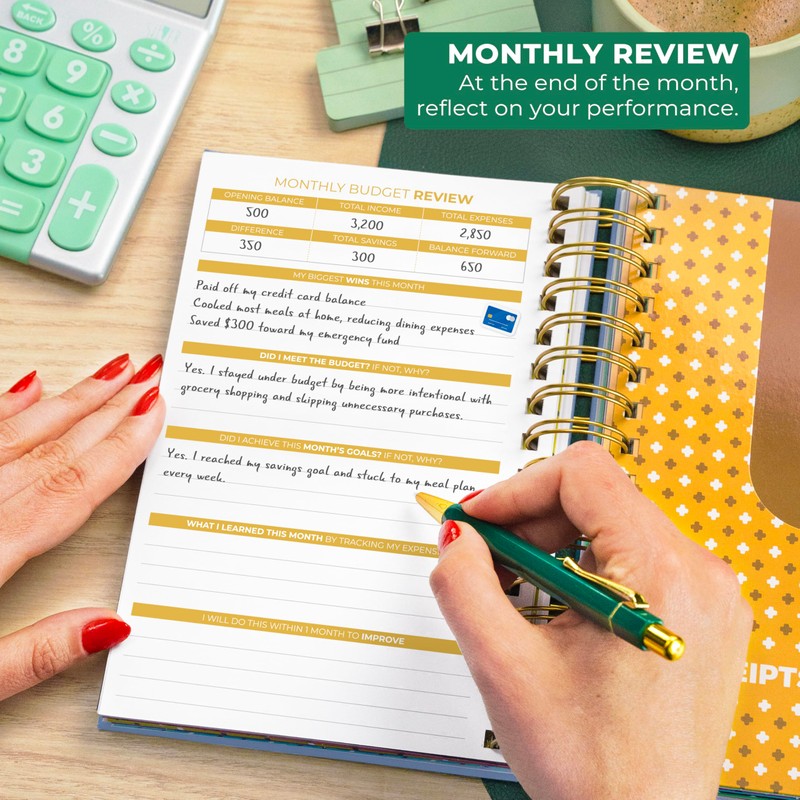 Clever Fox Budget Planner & Monthly Bill Organizer With Pockets.