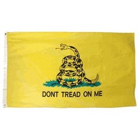 UNK Gadsden Flag 3ft x 5ft Cotton Flag Dont Tread On Me