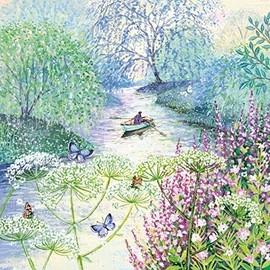 Museums & Galleries Lucy Grossmith Rowing Boat Art Greeting Card