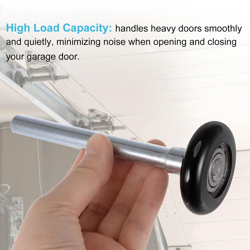 sourcing map 2pcs 1.8" Nylon Garage Door Rollers for 2"
