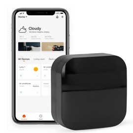 Smart Home Universal Remote Controller for Zigbee APP, IR RF Universal Remote, Smart Home Automation WiFi Infrared Blaster, Timed Remote Voice Control Mini Smart Remote